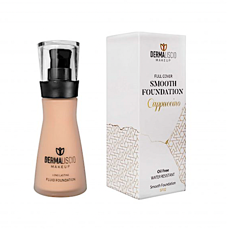 Dermaliscio skysto pagrindo fluidas, Smooth Fluid Foundation Cappuccino SF02 30ml